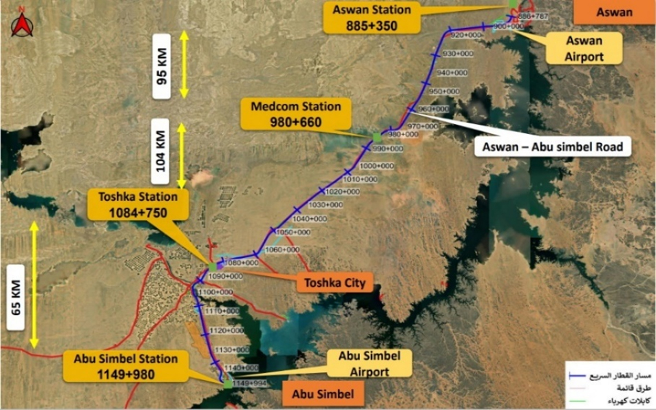 High Speed Train Blue Line, Egypt